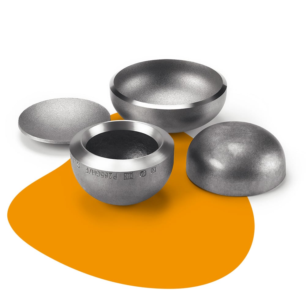 vessel heads as torispherical heads, caps and convex disc