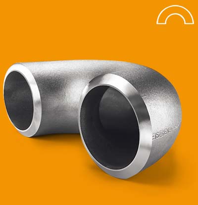 elbow from steel for pipe system