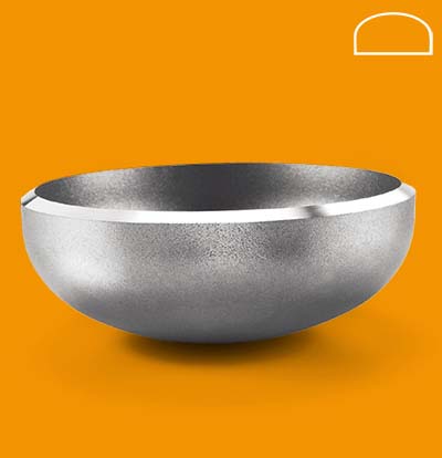 vessel head from steel